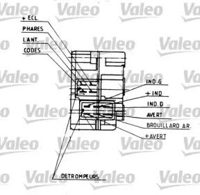 Valeo 251109 Підрульовий перемикач Valeo 251109 Підрульовий перемикач