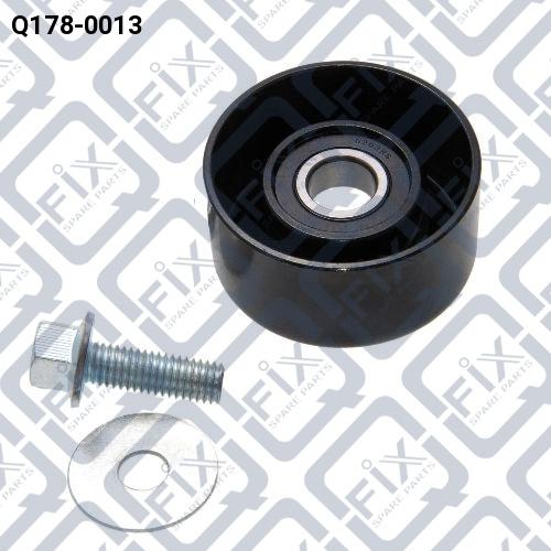 Q-FIX Q178-0013 Ролик натяжний ременя поліклинового Q-FIX Q178-0013 Ролик натяжний ременя поліклинового