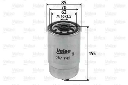 Valeo 587742 Fuel filter Valeo 587742 Fuel filter