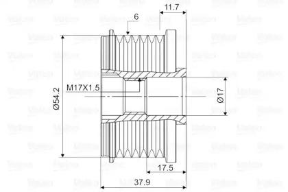 Valeo 588110 Шкив генератора