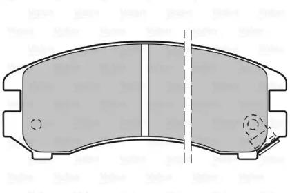 Valeo 598296 Brake pads Valeo 598296 Brake pads