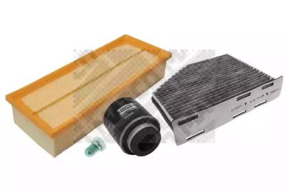 Mapco 68910 Комплект фільтрів паливний мастила повітряний Mapco 68910 Комплект фільтрів паливний мастила повітряний