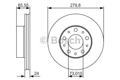 Bosch 0 986 479 S70 Brake disc
