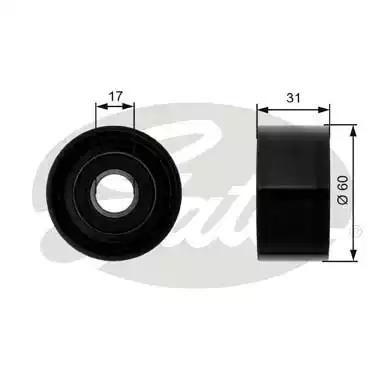 Gates T36213 Ролик направляючий