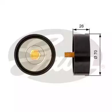 Gates T36307 Ролик обводной