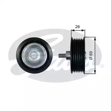 Gates T36456 Ролик натяжной