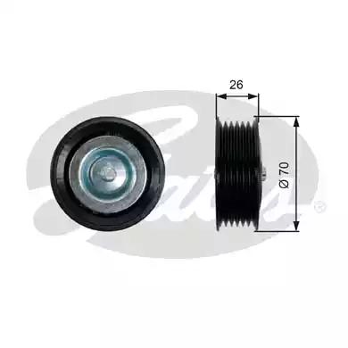 Gates T36469 Ролик натяжний ременя поліклинового Gates T36469 Ролик натяжний ременя поліклинового