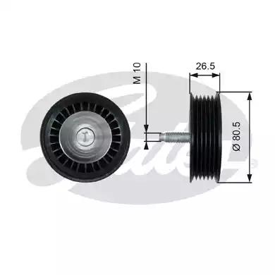 Gates T36490 Ролик натяжной Gates T36490 Ролик натяжной