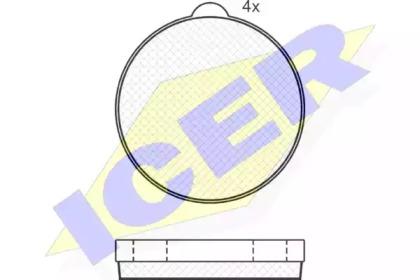 Icer 180245 Brake pads Icer 180245 Brake pads