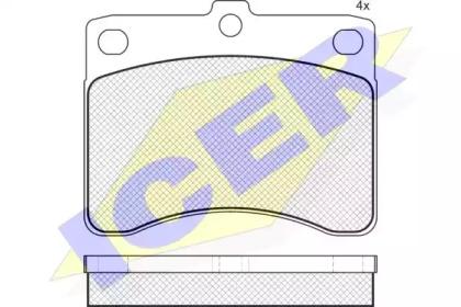 Icer 180725 Колодки гальмівні