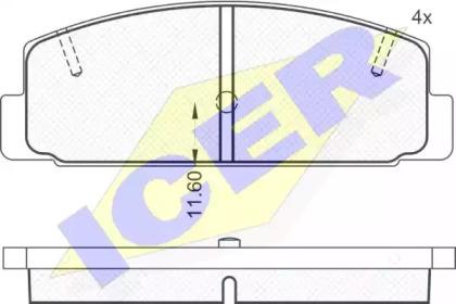 Icer 180785 Brake pads