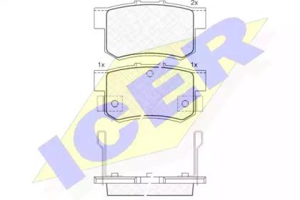 Icer 180798 Brake pads Icer 180798 Brake pads