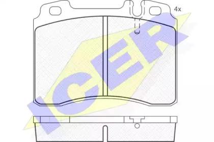Icer 180861 Brake pads Icer 180861 Brake pads