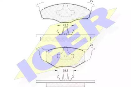 Icer 181178 Brake pads Icer 181178 Brake pads