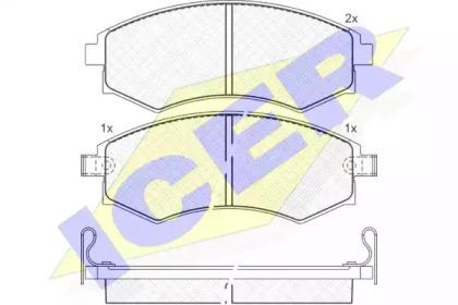 Icer 181267 Brake pads Icer 181267 Brake pads