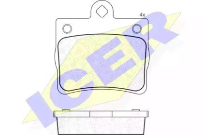 Icer 181310 Brake pads