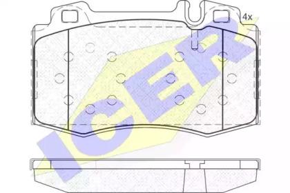 Icer 181389 Колодки гальмівні Icer 181389 Колодки гальмівні