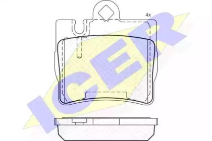 Icer 181390 Brake pads