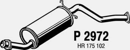 Fenno P2972 Muffler assy front