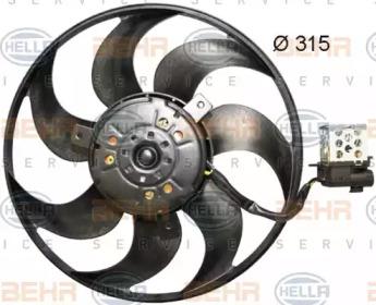 Hella 8EW 351 044-061 Fan and motor assy Hella 8EW 351 044-061 Fan and motor assy