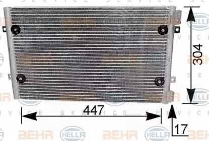 Hella 8FC 351 036-271 Випаровувач кондиціонера