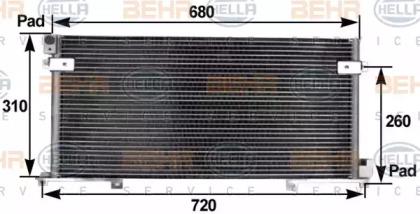 Hella 8FC 351 300-211 Конденсер