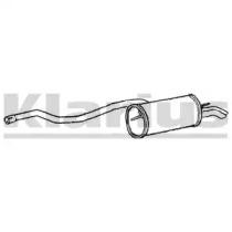 Klarius VW679L Глушник вихлопних газів кінцевий Klarius VW679L Глушник вихлопних газів кінцевий