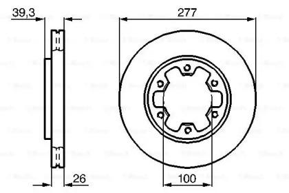 Bosch 0 986 478 532 Brake disc Bosch 0 986 478 532 Brake disc