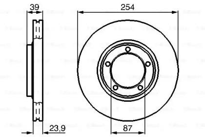 Bosch 0 986 478 714 Brake disc Bosch 0 986 478 714 Brake disc