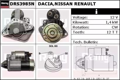 Remy DRS3985N Стартер
