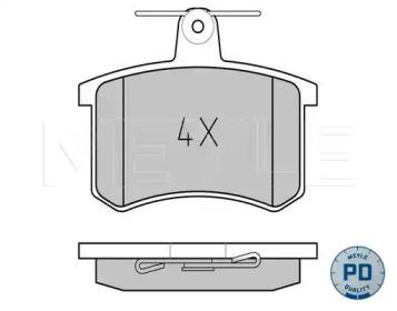 Meyle 0252114416PD Brake pads