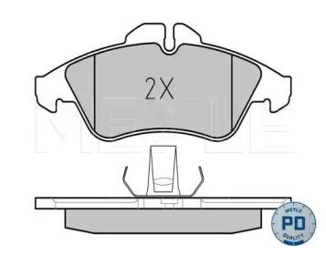 Meyle 0252157620PD Brake pads