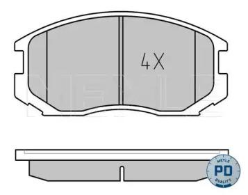 Meyle 025 216 5015/PD Колодки гальмівні Meyle 025 216 5015/PD Колодки гальмівні