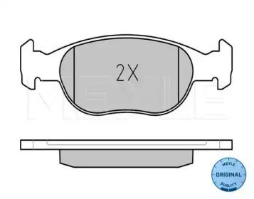 Meyle 0252193017W Колодки гальмівні Meyle 0252193017W Колодки гальмівні