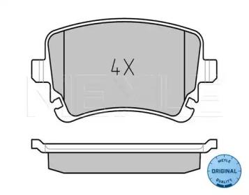 Meyle 025 233 2617 Колодки тормозные Meyle 025 233 2617 Колодки тормозные