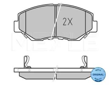 Meyle 025 238 6817 Колодки гальмівні Meyle 025 238 6817 Колодки гальмівні