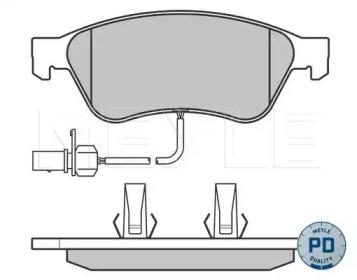 Meyle 0252389620PD Brake pads