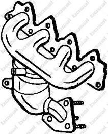 Bosal 099-698 Katalysato Bosal 099-698 Katalysato