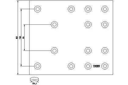 Textar 19099 Brake pads