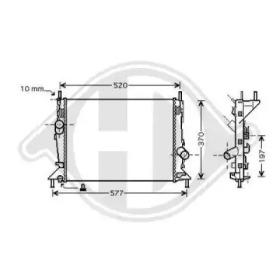 Diederichs 8146502 Радіатор