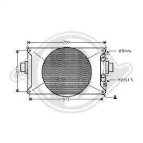 Diederichs 8213120 Радіатор охолодження двигуна Diederichs 8213120 Радіатор охолодження двигуна