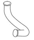 Dinex 47557 Exhaust pipe