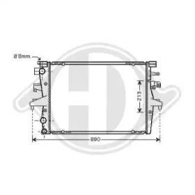 Diederichs 8227202 Радіатор