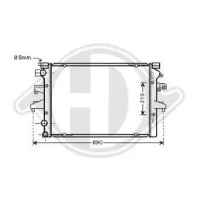 Diederichs 8227203 Радіатор