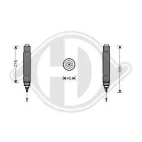 Diederichs 8409201 Осушувач кондиціонера