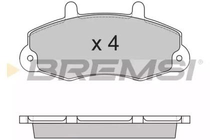 Bremsi BP2525 Brake pads