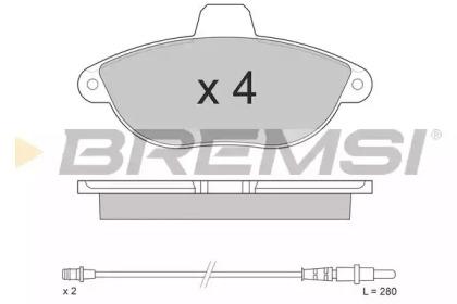 Bremsi BP2678 Brake pads Bremsi BP2678 Brake pads