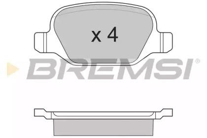 Bremsi BP2890 Brake pads Bremsi BP2890 Brake pads