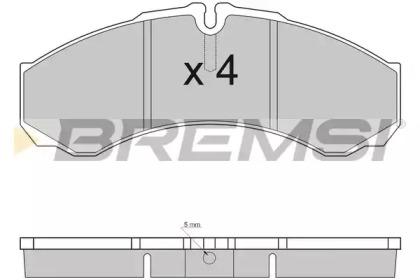 Bremsi BP2925 Колодки гальмівні Bremsi BP2925 Колодки гальмівні