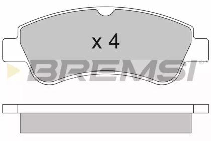 Bremsi BP2928 Brake pads Bremsi BP2928 Brake pads